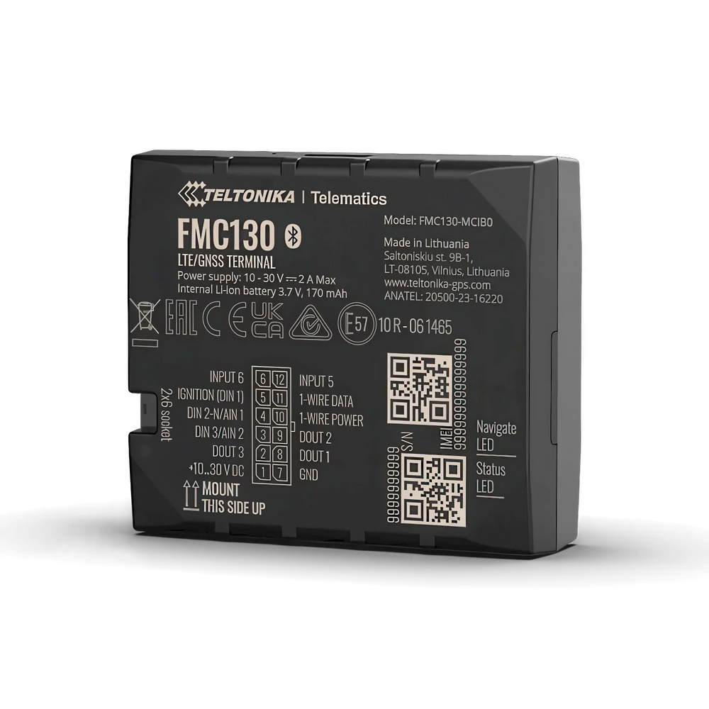 TELTONIKA GPS Tracker FMC130 Advanced 4G - Track Vision Tech Shop